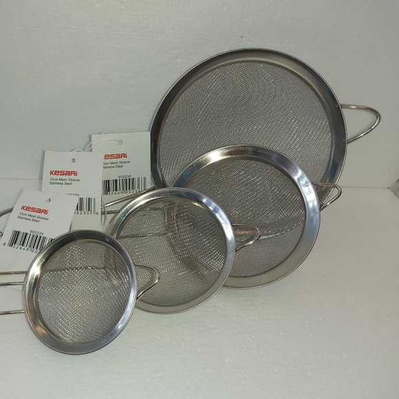 Stainless Steel Strainer Set 4 pieces - Picture 2 of 2